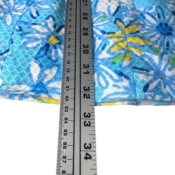 Lilly Pulitzer Shift Mini Dress Women’s 4 Blue Yellow Daisy Dance Sleeveless New - Picture 8 of 8